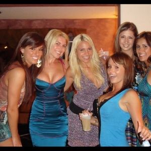 Purple red & violet  cocktail party dress